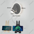 Axyaa LED Wall Light USB Charging Port Adjustable Angle for Reading & Decor