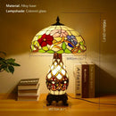 Axyaa Luxe Stained Glass Table Lamp for Living Room and Bedroom