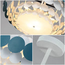 Axyaa Minimalist Frosted Chandelier LED Lights for Home Decor
