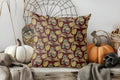 Axyaa Halloween Sugar Skull Pattern Decorative Pillow Cover