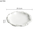 Axya Ceramic Irregular Shape Dinner Plate Set