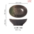 Axyaa Ceramic Snack Plates and Dipping Bowls - Set of 4