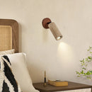 Axyaa White Glass Ball LED Wall Lights, Up Down Rotate Living Room Bedside Lamp