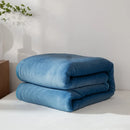 Axyaa Winter Grid Flannel Blanket | Thick Fleece Sofa Cover | Soft & Cozy Bedspread