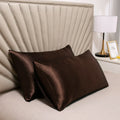 Axyaa Silky Satin Pillowcase - Solid Color, Queen/King Comfortable Pillow Cover