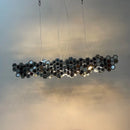 Axyaa Reflective Stainless Steel Pendant Light for Restaurant and Bar Tables