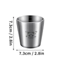 Axyaa Kids Stainless Steel Water Cup - Durable Double Wall Anti-Scald Mug