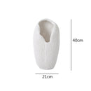 Axyaa Coral Texture Flower Vase Set | Modern Resin Home Decor Craft