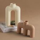 Axyaa Ceramic Art Vase: Modern Home Living Room Flower Arrangement & Decorative Device
