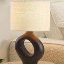 Axyaa Wabi Sabi Table Lamp: Designer LED Lighting for Home Decor & Bedroom Ambiance