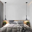 Axya Nordic LED Chandelier Black Pendant Lights for Home Dining Room Decor