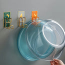 Axyaa Stainless Steel Wall Mount Organizer for Kitchen and Bathroom