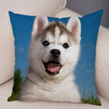 Siberian Husky Pillowcase - Axyaa Animal Cushion Cover, Decor, Cute, Dog Print