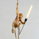 Axyaa Retro Monkey Chandelier: High-End LED Desk Light for Home & Restaurant