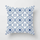 Blue Pattern Cushion Cover 45*45cm Pillowcase for Bedroom Sofa Home Decor by Axyaa