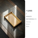 Axyaa Zen Bamboo Tea Tray: Stylish Kungfu Tea Storage Shelf for Home or Office