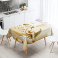 Axyaa Ramadan Mosque Tablecloth - Waterproof & Stain Resistant