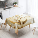 Axyaa Ramadan Mosque Tablecloth - Waterproof & Stain Resistant