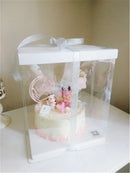 Axya Clear Round Cake Box - Lovely Goods Exhibition Box