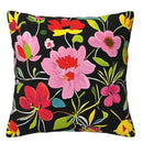 Colorful Floral Pattern Pillow Covers for Sofa, Bedroom & Car by Axyaa