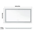 Axyaa Large Bathroom Mirror - Classic Design for Stylish Home Decor