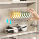 Axyaa Clear Makeup Sponge Holder Case with Lid & Organizer Box