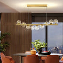 Axyaa Glass Ball LED Chandelier for Home Decor