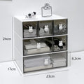 Axyaa 3-Layer Desk Organizer with Drawer for Hairpin, Makeup, Cosmetics & Jewelry Storage