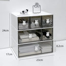 Axyaa 3-Layer Desk Organizer with Drawer for Hairpin, Makeup, Cosmetics & Jewelry Storage