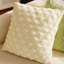 Axyaa Green Canvas Pillowcase 45X45: Luxury French Design for Living Room Sofa Decor