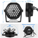 Axyaa RGB DJ Party Lights - 4PCS Waterproof Par Lights for Stage & Disco