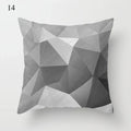 Axyaa Grey Family Pillowcase Square Office Cushion Cover