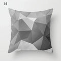 Axyaa Grey Family Pillowcase Square Cushion Cover for Home Office