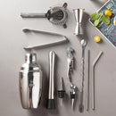 Axya Shaker Set Snowg Glass Wine Hand-Cranked Cocktail Bartender 304 Stainless Steel