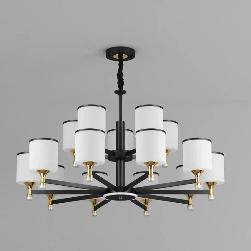Axyaa Classical Trichromatic Chandelier for Home Lighting