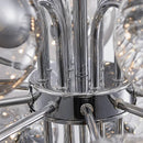 Axyaa Glass Pendant Lamp - Light Luxury Smoke Grey Bubble Ball for Living Room, Bedroom, Dining Room