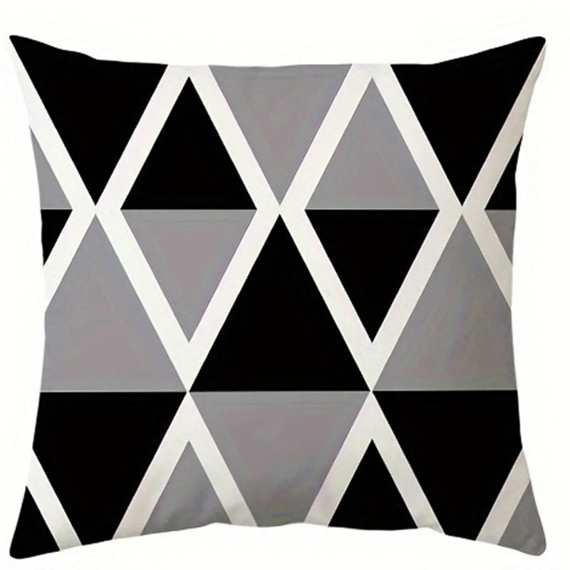 Axyaa Geometric Pattern Printed Pillowcase for Chic Home Decor