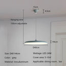 Axyaa Nordic LED Chandelier Macaron Saucer Bar Pendant Light for Living Bedroom
