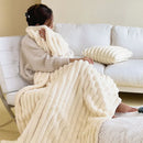 Axyaa Autumn Warm Plush Blanket - Coral Fleece Sofa Throw