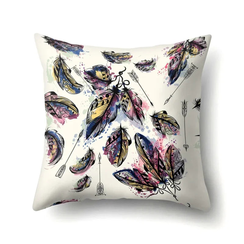 Axyaa Charms Bird Animal Pillowcase for Home Decoration