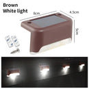 Axyaa Solar Staircase Light: Waterproof LED Step Lamp for Outdoor Garden, Patio, and Terrace