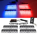 Axyaa Car LED Grid Strobe Light with Remote Control for Emergency Warning Beacons