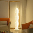 Axyaa LED Floor Lamp: Modern Vintage White Lights for Home Living Room.