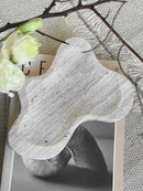 Axya Marble Tray: Retro Art Jewelry Storage, Entryway Decor, Tabletop Ornament