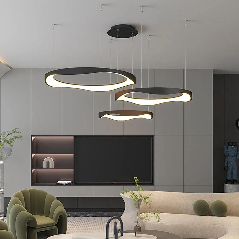 Axyaa Salon Chandelier Dining Room Pendant Light Fixture, Indoor Ceiling Lamps