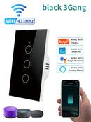 Axyaa Smart WiFi Touch Sensor Switch for Alexa Google Home, No Neutral Wire Needed