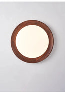 Axyaa Wood Grain LED Ceiling Light for Home Decor