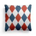Axyaa European Beige Flag Pillow Cover - 45x45, British Style, Mediterranean Influence