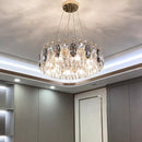 Axyaa Crystal Chandelier: Modern Luxury Lighting for Bedroom & Living Room
