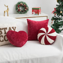 Axyaa Festive Candy Red Pillowcase Set for Home Decoration